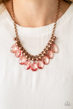 Load image into Gallery viewer, Fashionista Flair - Copper Paparazzi Necklace - Glam4love