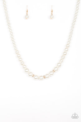 Royal Romance - Gold Paparazzi Necklace - Glam4love