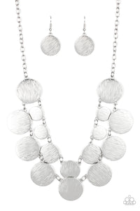Stop and Reflect - Silver Paparazzi Necklace