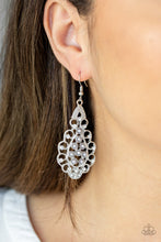 Load image into Gallery viewer, Sprinkle On The Sparkle - Silver Paparazzi Earrings