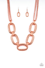 Load image into Gallery viewer, Take Charge - Copper Paparazzi Necklace