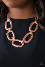 Load image into Gallery viewer, Take Charge - Copper Paparazzi Necklace