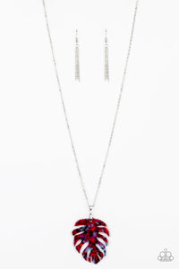 Prismatic Palms - Red Necklace Paparazzi Necklace