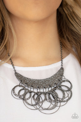 Metro Eclipse - Black  Paparazzi Necklace