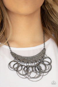 Metro Eclipse - Black  Paparazzi Necklace