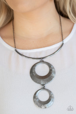Egyptian Eclipse - Black Paparazzi Necklace