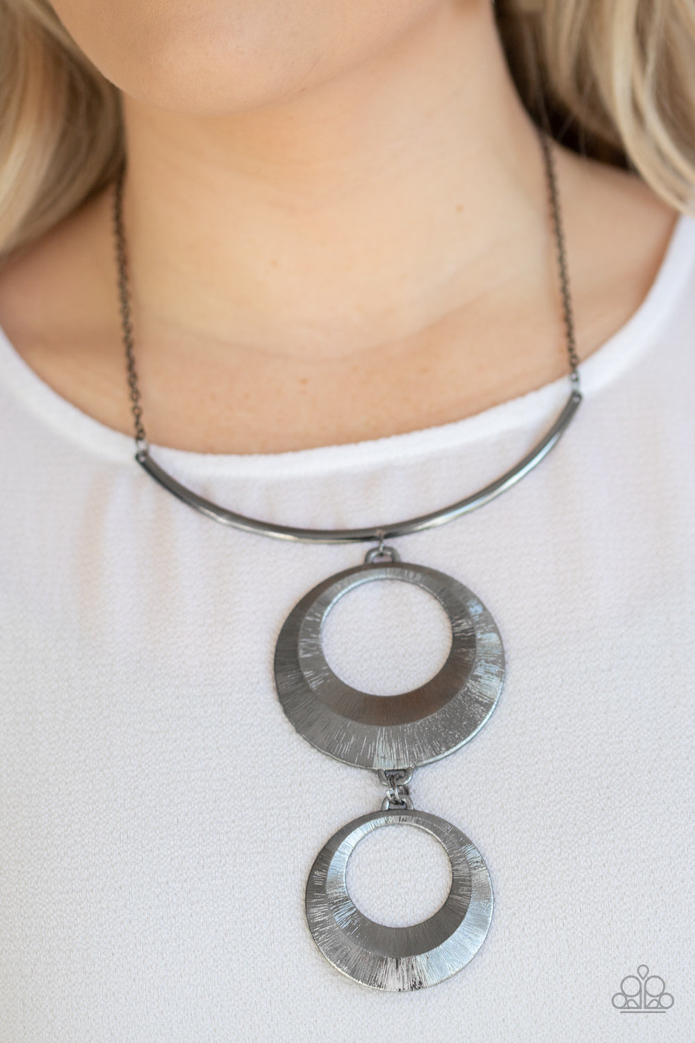 Egyptian Eclipse - Black Paparazzi Necklace