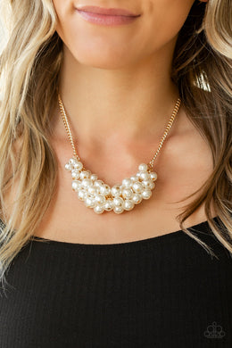 Grandiose Glimmer - Gold Paparazzi Necklace - Glam4love