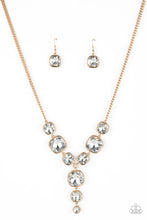 Load image into Gallery viewer, Legendary Luster - Gold Paparazzi Necklace