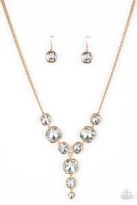 Legendary Luster - Gold Paparazzi Necklace