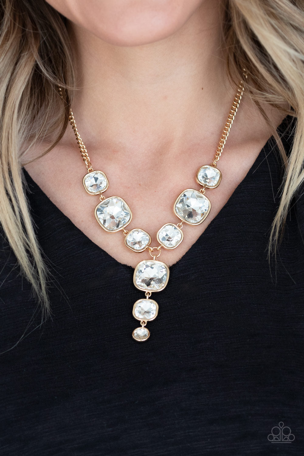 Legendary Luster - Gold Paparazzi Necklace