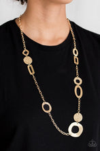 Load image into Gallery viewer, Metro Scene - Gold Paparazzi Necklace - Glam4love