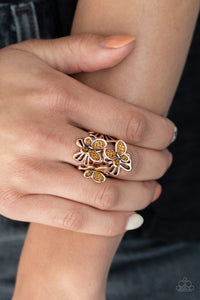 Flighty Flutter - Copper Ring