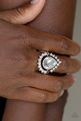 Make Your TRADEMARK - White Paparazzi Ring