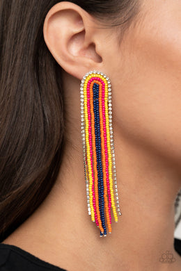 Paparazzi Earrings - Let There BEAD Light - Multi