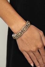 Load image into Gallery viewer, Easy On The ICE - Brown Paparazzi Bracelet