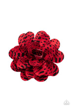 Load image into Gallery viewer, Patterned Paradise - Red Paparazzi Hair Clip