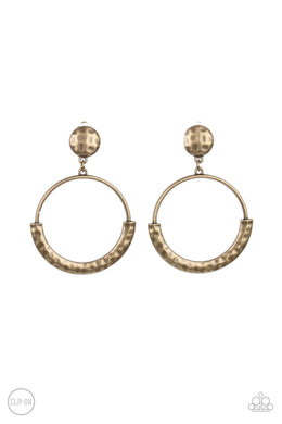 Rustic Horizons - Paparazzi Brass Earrings