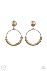 Rustic Horizons - Paparazzi Brass Earrings