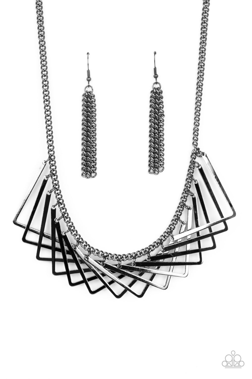 Metro Mirage - Black Paparazzi Necklace