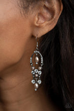 Load image into Gallery viewer, Back In The Spotlight - Brown Paparazzi Earrings