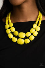 Load image into Gallery viewer, Resort Ready - Yellow Paparazzi Necklace