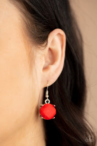 Prismatic Prima Donna - Red Paparazzi Necklace