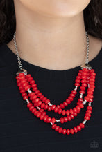 Load image into Gallery viewer, Best POSH-ible Taste - Red Paparazzi Necklace