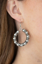 Load image into Gallery viewer, Cosmic Halo - Silver Paparazzi Earrings