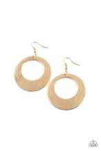 Load image into Gallery viewer, Outer Plains - Gold Paparazzi Earrings