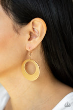 Load image into Gallery viewer, Outer Plains - Gold Paparazzi Earrings