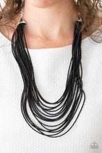 Load image into Gallery viewer, Peacefully Pacific - Black Paparazzi Necklace - Glam4love