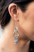 Load image into Gallery viewer, Shameless Shine - White Paparazzi Earrings