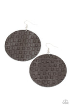 Load image into Gallery viewer, WEAVE Me Out Of It - Black Paparazzi Earrings