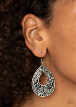 Load image into Gallery viewer, Botanical Butterfly - Black Paparazzi Earrings