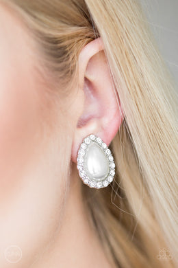 Dapper Dazzle - White Clip-On - Glam4love