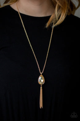 Elite Shine - Gold Paparazzi Necklace