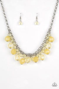Fiesta Fabulous - Yellow Paparazzi Necklace - Glam4love