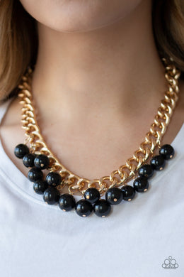 Get Off My Runway - Gold Paparazzi Necklace - Glam4love