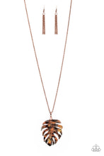 Load image into Gallery viewer, Prismatic Palms - Copper Paparazzi Necklace