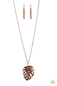 Prismatic Palms - Copper Paparazzi Necklace