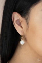 Load image into Gallery viewer, Prized Pearls - Gold Paparazzi Necklace