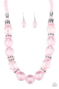 Bubbly Beauty - Pink Paparazzi Necklace