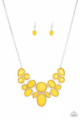 Demi Diva - Yellow Paparazzi Necklace - Glam4love