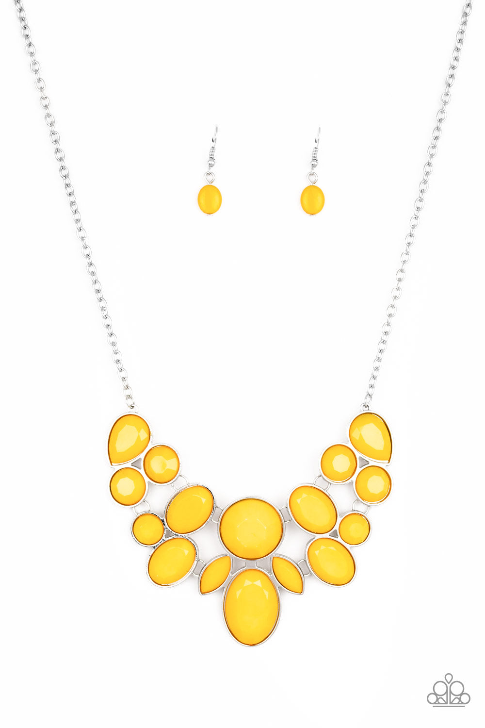 Demi Diva - Yellow Paparazzi Necklace - Glam4love