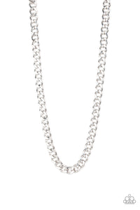 Alpha - Silver Urban Paparazzi Necklace
