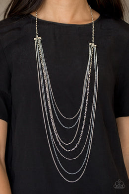 Radical Rainbows - Silver Paparazzi Necklace