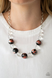 Torrid Tide - Orange Paparazzi Necklace