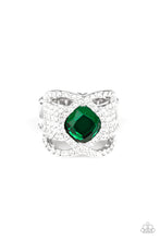 Load image into Gallery viewer, Paparazzi Triple Crown Twinkle - Green Ring
