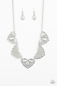 East Coast Essence - White Paparazzi Necklace - Glam4love